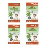 Kit Com 4 Repelente Natural Em Adesivo Inseto 100% Citronela