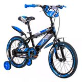 Bicicleta Bike Infantil Aro 16 Pro Aventura Uni Toys Azul