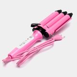 Modelador De Cachos Trionda Rosa Bivolt 25mm Cabelo Sereia