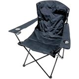 Cadeira Dobrável Preto Para Camping Com Porta Copo Kala