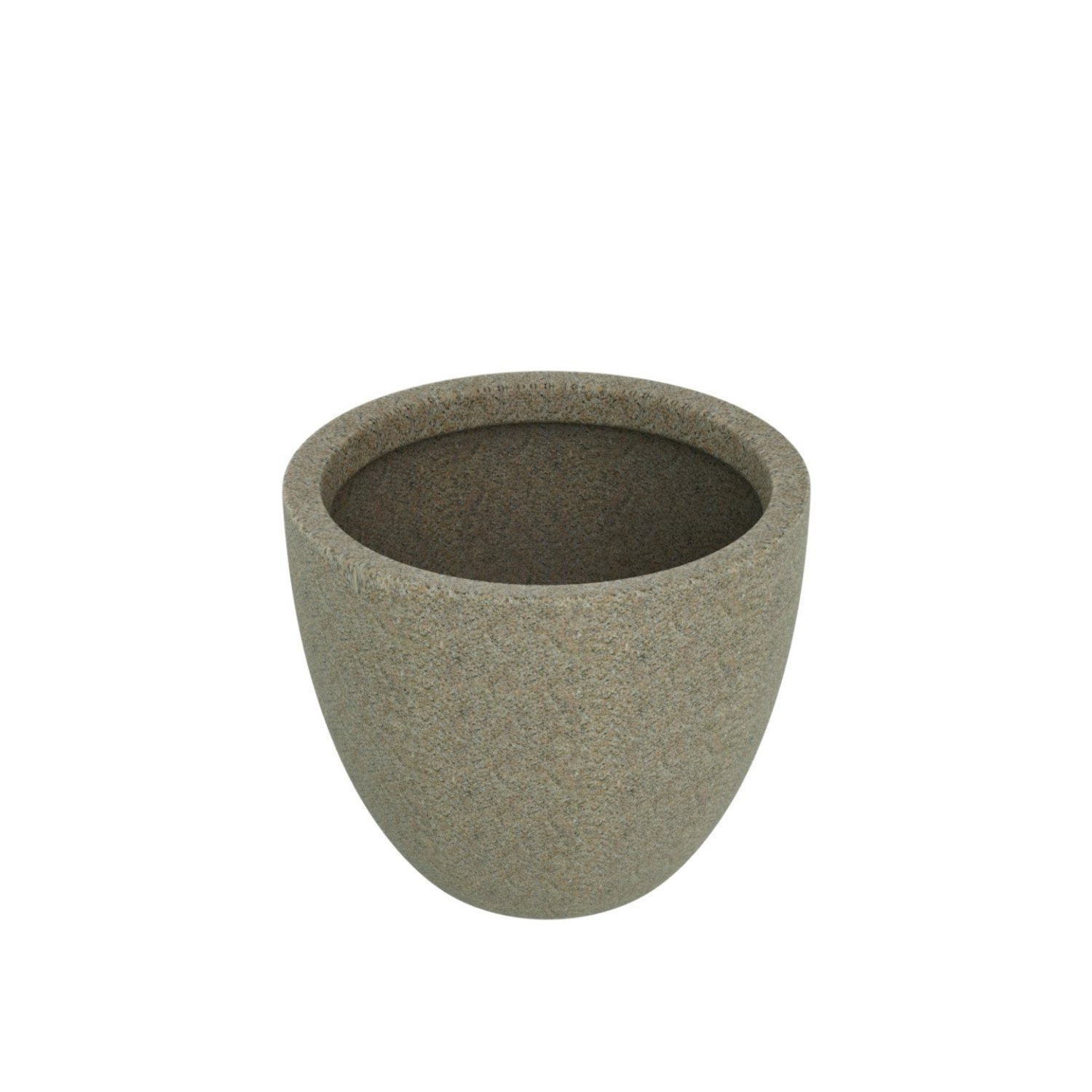 Vaso Cônico 30x36cm Polietileno Sem Prato Fibrarte