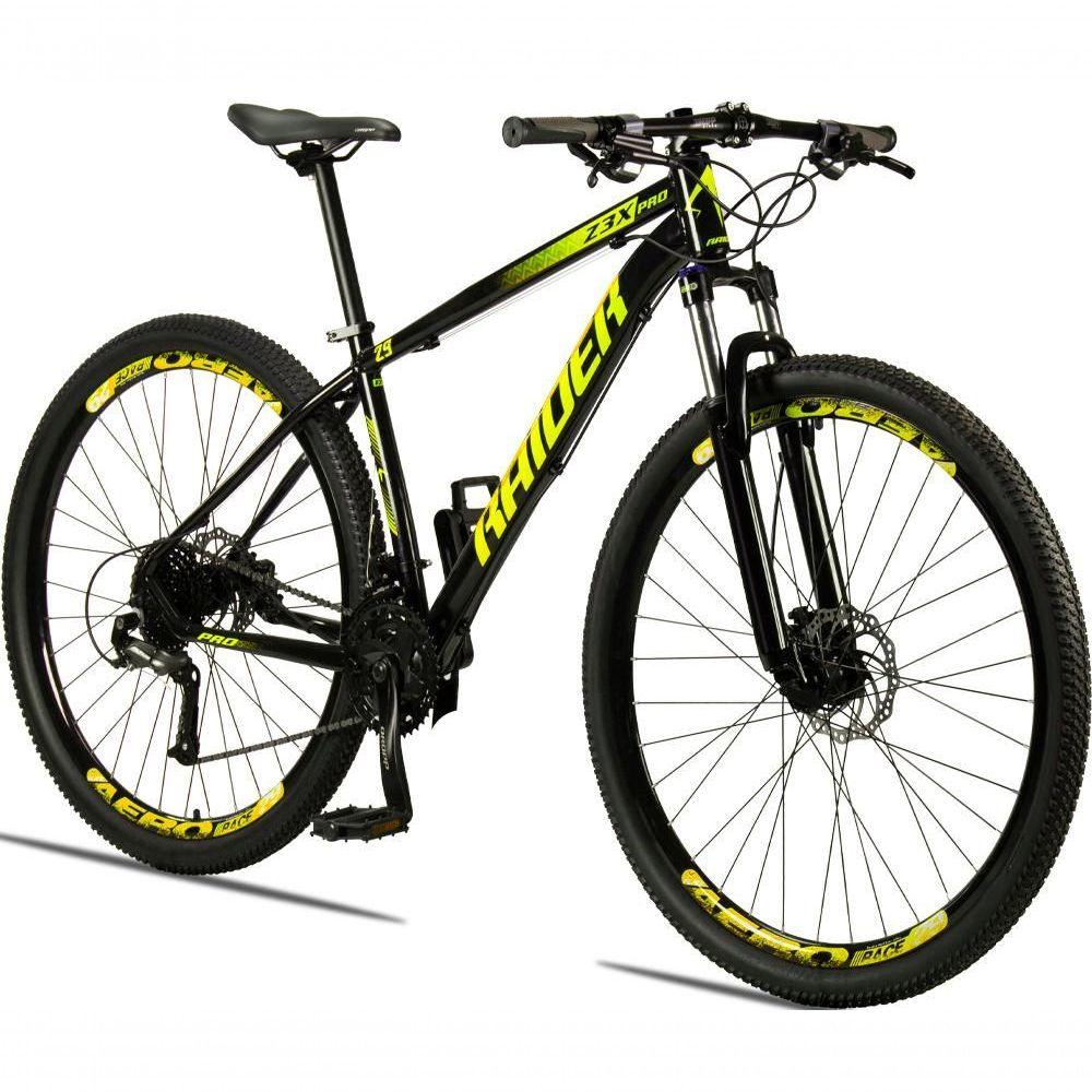 Bicicleta Raider Z3x Disc H T19 Aro 29 Susp. Dianteira 27 Marchas - Amarelo/preto