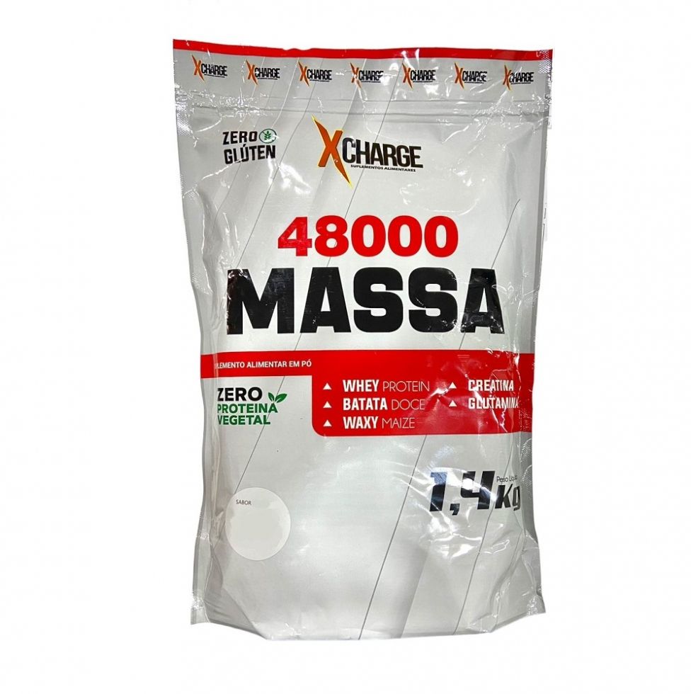 Hipercalórico Massa 48000 (1,4kg) - Xcharge Baunilha