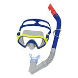 Kit De Mergulho Snorkel Máscara Crusader Infantil Bestway