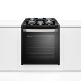 Fogão Electrolux De Embutir 4 Bocas Experience Com Mesa De Vidro Grill E Vaporbake Preto Fe4ep - 220v