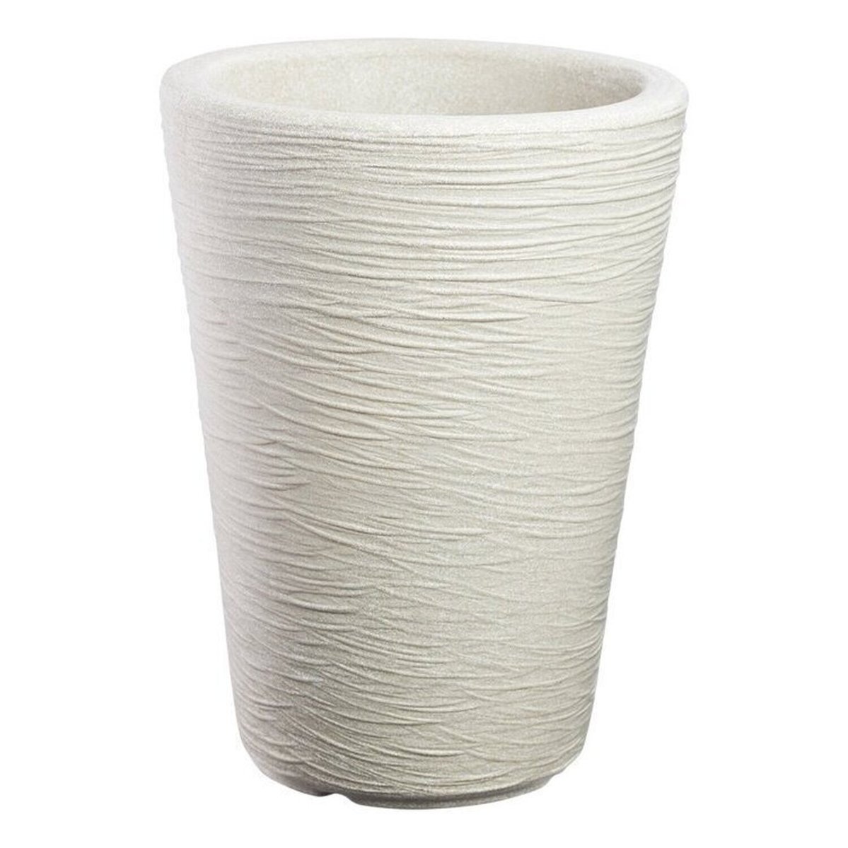 Conjunto De 20 Vasos Decorativo Para Plantas Conico Capri 38 Branco