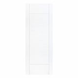 Folha De Porta Maciça 210x82cm Eucalipto Pm95 Clean Cruzeiro Portas Fundo Primer Branco