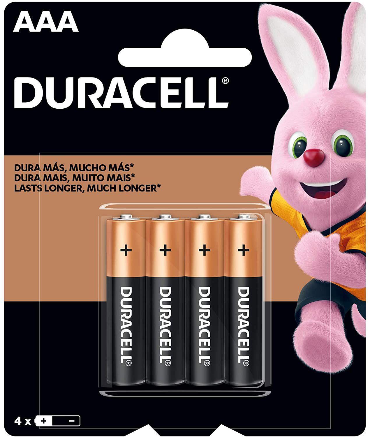 Pilha Alcalina Aaa Palito 4 Un Duracell - 6415