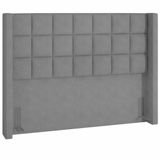 Cabeceira Cama Box Queen 160 Cm P05 Paris Linho Cinza Escuro