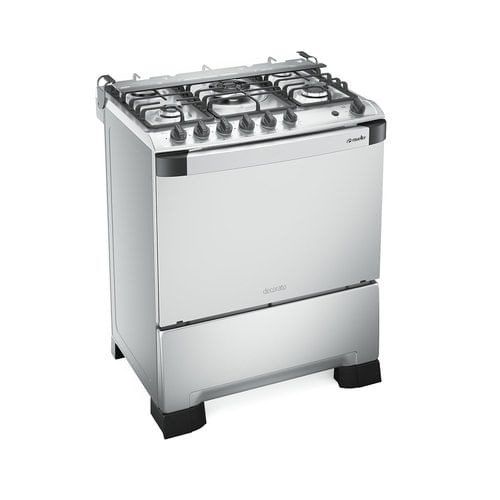 Fogão 5 Bocas Decorato G3 Gourmet Mueller Inox