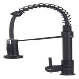 Torneira Monocomando Bancada Flexível Cozinha Black Gourmet
