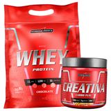 Nutri Whey Protein 900g + Creatina 300g Fuel Integral Medica Baunilha