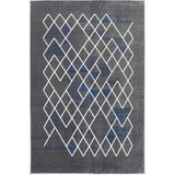 Tapete Para Sala Lyre Anil 1,00x1,50 São Carlos