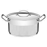 Caçarola Tramontina Professional Funda Em Aço Inox Fundo Triplo Com Tampa Plana 28 Cm 8,4 L