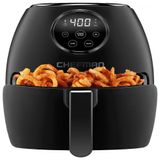 Fritadeira Eletrica Airfryer 3,6l Com Painel Digital E Desligamento Automatico, 110v, Chefman, Preta