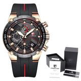 Relógio Militar Masculino Cheetah Ch1606rgb À Prova D&#39; Água