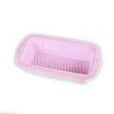 Forma De Silicone Para Pão De Forma Rosa 21 X 10 X 6,5 Cm