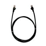 Patch Cord U-utp Cat.5e Cmx T568a-b 0.5 Metro Preto 35104006