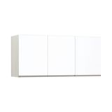 Maleiro Ponte Casal 3 Portas 145cm Crema Com Branco Mat