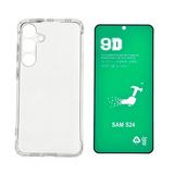 Capinha Anti Impacto + Película Cerâmica 9d Para Galaxy S24