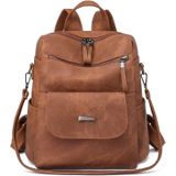 Mochila, Carteira, Impermeável, Couro Pu, Casual, Feminina