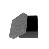 Caixa De Presente Para Anel Br Prata Escuro 5x5cm Edimais