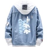 Jaqueta Sanmu Creative Design Cinnamoroll Denim Para Mulheres