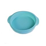 Forma De Silicone Redonda Verde 23 X 5,5 Cm