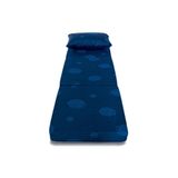 Sofá Cama Solteiro Luck Puff D20 Tecido Estampado - Luckspuma