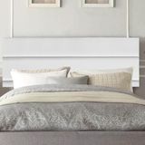 Painel Estofada Argentina 195cm King Size Para Cama Box Quarto Corino Branco - Gat Magazine