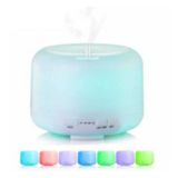 Difusor De Aroma E Umidificador De Óleo Essencial 500ml Com Controle Remoto