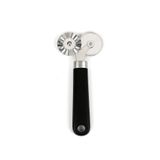 Cortador De Massa Duplo Pastel Pizza Carretilha Em Inox