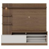 Home Ripado Para Tvs 65 Pompeia Amendoa Off White Matte