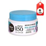 Kit C/06 Salon Line Meu Liso Acido Hialurônico Máscara 300g