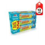 Kit C-12 Condor Galinha Pintadinha Gel Dental S- Flúor 3x50g