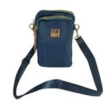 Bolsa Feminina Transversal Shoulder Bag Crossbody Com Alça Cor:azul