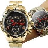 Relogio Masculino Aço Inoxidável Prova Dagua Banhado Social Resistente Casual Original