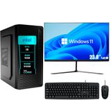 Pc Completo Efacini, Intel Core I5, 16gb, Monitor 24 Polegadas, Ssd Nvme De 512gb E Hd 1tb