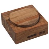 Fsc Saleiro Tramontina Rost Em Madeira Jatobá Mesclada Com Acabamento Óleo 12,5x12,5 Cm