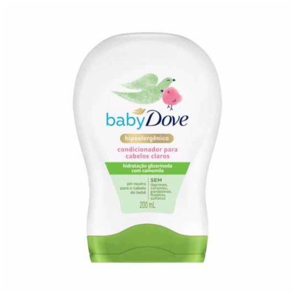 Dove Hidratação Enriquecida Condicionador Infantil Cabelos Claros 200ml