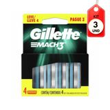 Kit C-03 Gillette Mach3 Tradicional Carga C-4