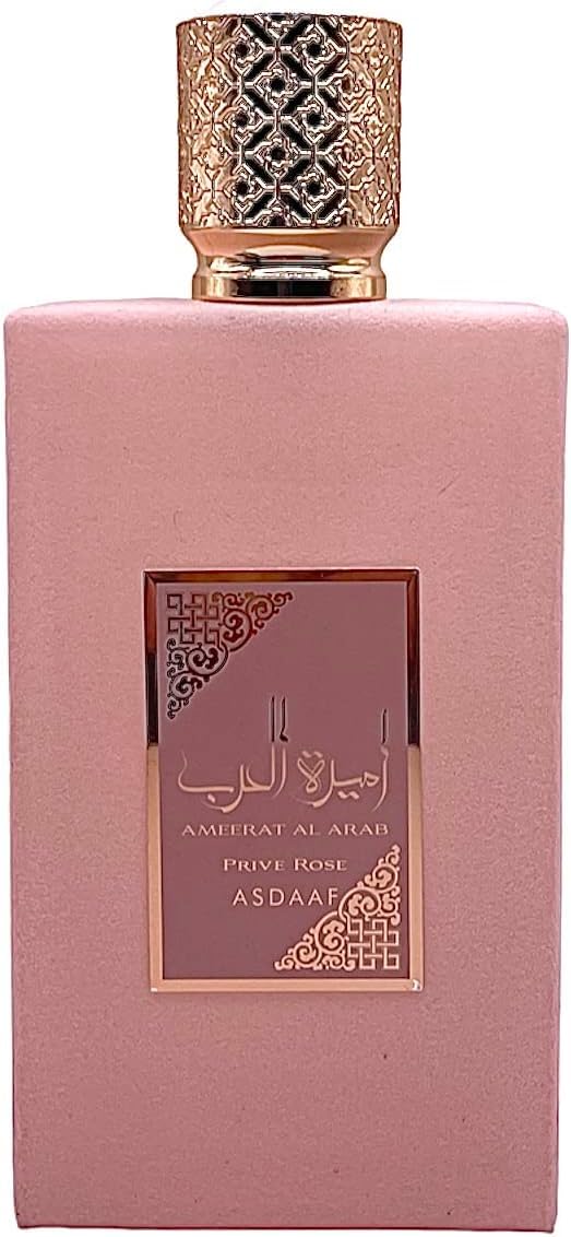 Perfume Lattafa Asdaaf Ameerat Al Arab Prive Rose 100ml Para Mulheres