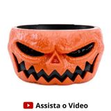 Petisqueira Abóbora Jack Para Decoração De Halloween - Cromus - 1un