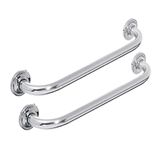 Alça Apoio Banheiro Kit 2 Uni Inox Acessibilidade Deficiente