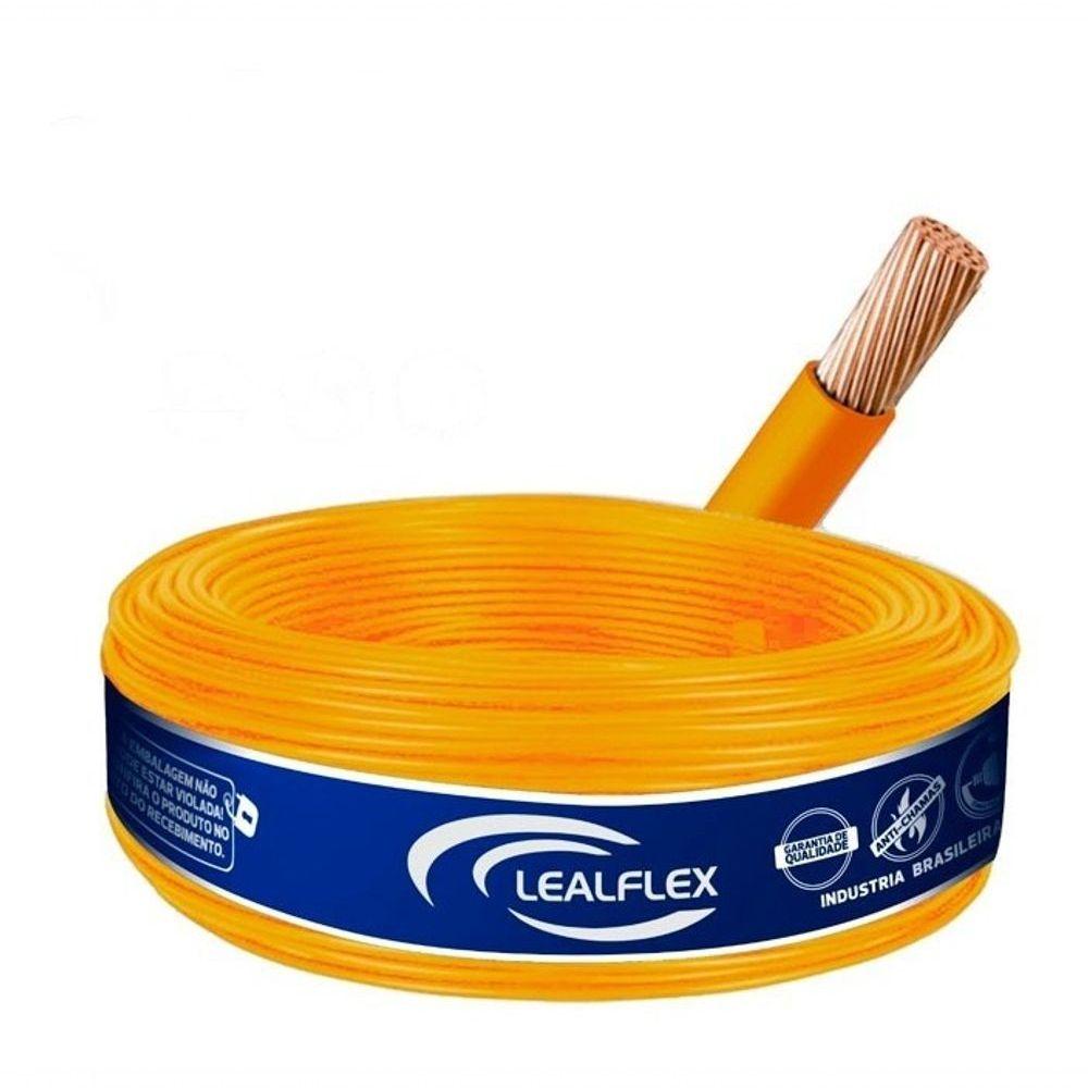 Fio Elétrico 750v Cobre Cabo Flexível 1,5mm 100 M. Lealflex - Preto Cor ...