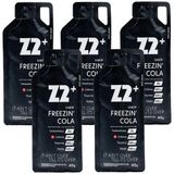 Kit 5 Unidades Energy Gel Z2+ Freezin&#39; Cola Com Cafeína