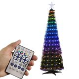 Arvore Natal Natalina Smart App Celular Cascata Pisca Pisca Magica Controle 166 Led Rgb Iluminaçao