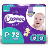 Fralda Descartável Cremer Magic Care Hiper P 72 Tiras Fraldas Descartável Cremer Magic Care P 72 Unidades