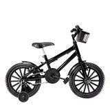 Bicicleta Infantil Masculina Aro 16 Nylon Preta