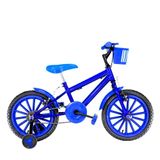 Bicicleta Infantil Masculina Aro 16 Nylon Azul